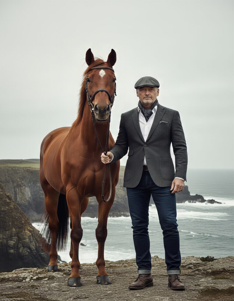 Fotografie, Outdoor mit Blitz, Beleuchtung und Pferd