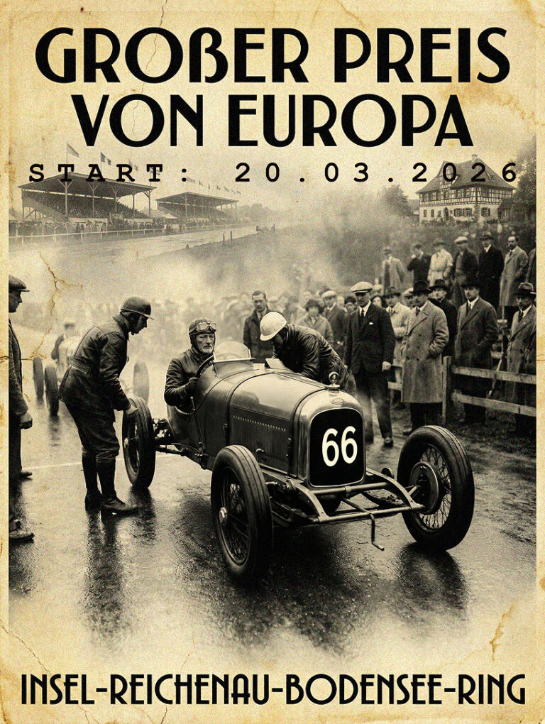 Großer Preis von Europa – Start 20.03.2026 Insel Reichenau Bodensee Ring