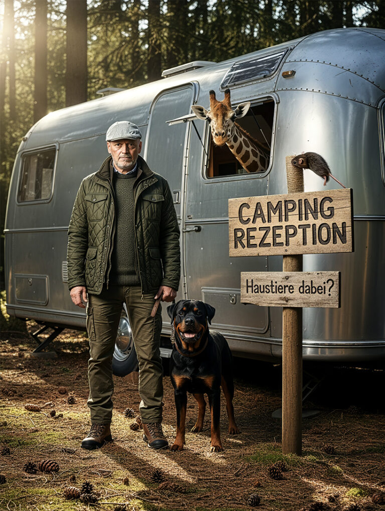 Giraffe, Rezeption, Hund. Giraffe, Maus, Collage